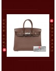 HERMES BIRKIN 25 (Pre-owned) Brulee / Brulee brown, Togo leather, Phw