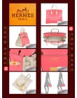 HERMES BIRKIN 25 (Pre-owned) Rose azalee / Craie, Epsom leather, Ghw