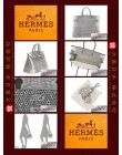 HERMES BIRKIN 25 (Pre-owned) Ombre, Natural lizard skin, Phw