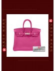 HERMES BIRKIN 25 (Pre-owned) - Rose pourpre, Togo leather, Phw