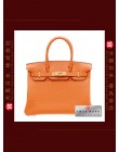 HERMES BIRKIN 30 (Pre-owned) Orange, Togo leather, Ghw