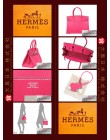 HERMES BIRKIN 30 (Pre-owned) Rose Tyrien / Hot pink, Epsom leather, Phw