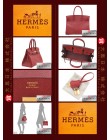 HERMES BIRKIN 30 (Pre-owned) Rouge grenat, Epsom leather, Ghw