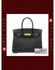 HERMES BIRKIN 30 (Pre-owned) - Black, Ostrich leather, Ghw