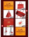 HERMES BIRKIN 35 (Pre-owned) Rouge casaque / Bright red, Epsom leather, Ghw