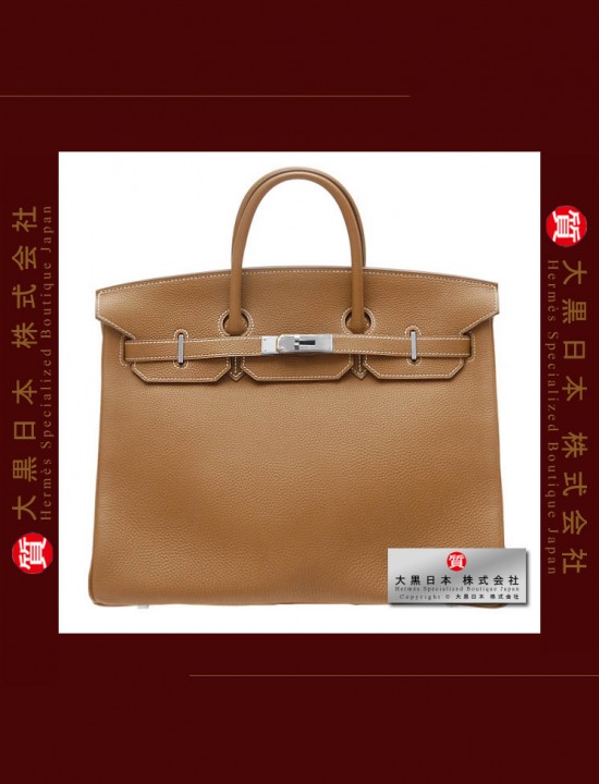 HERMES BIRKIN 40 (Pre-owned) Gold, Togo leather, Phw