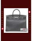 HERMES BIRKIN 40 (Pre-owned) Graphite, Epsom leather, Phw