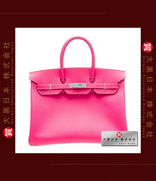 HERMES CANDY BIRKIN 35 (Pre-owned) - Rose Tyrien, Epsom leather, Phw