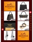 HERMES KELLY 28 (Pre-owned) - Sellier, Black, Epsom leather, Ghw